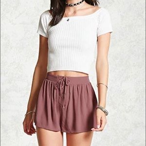 F21 Mauve Shorts